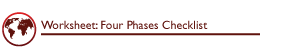 Worksheet: Four Phases Checklist