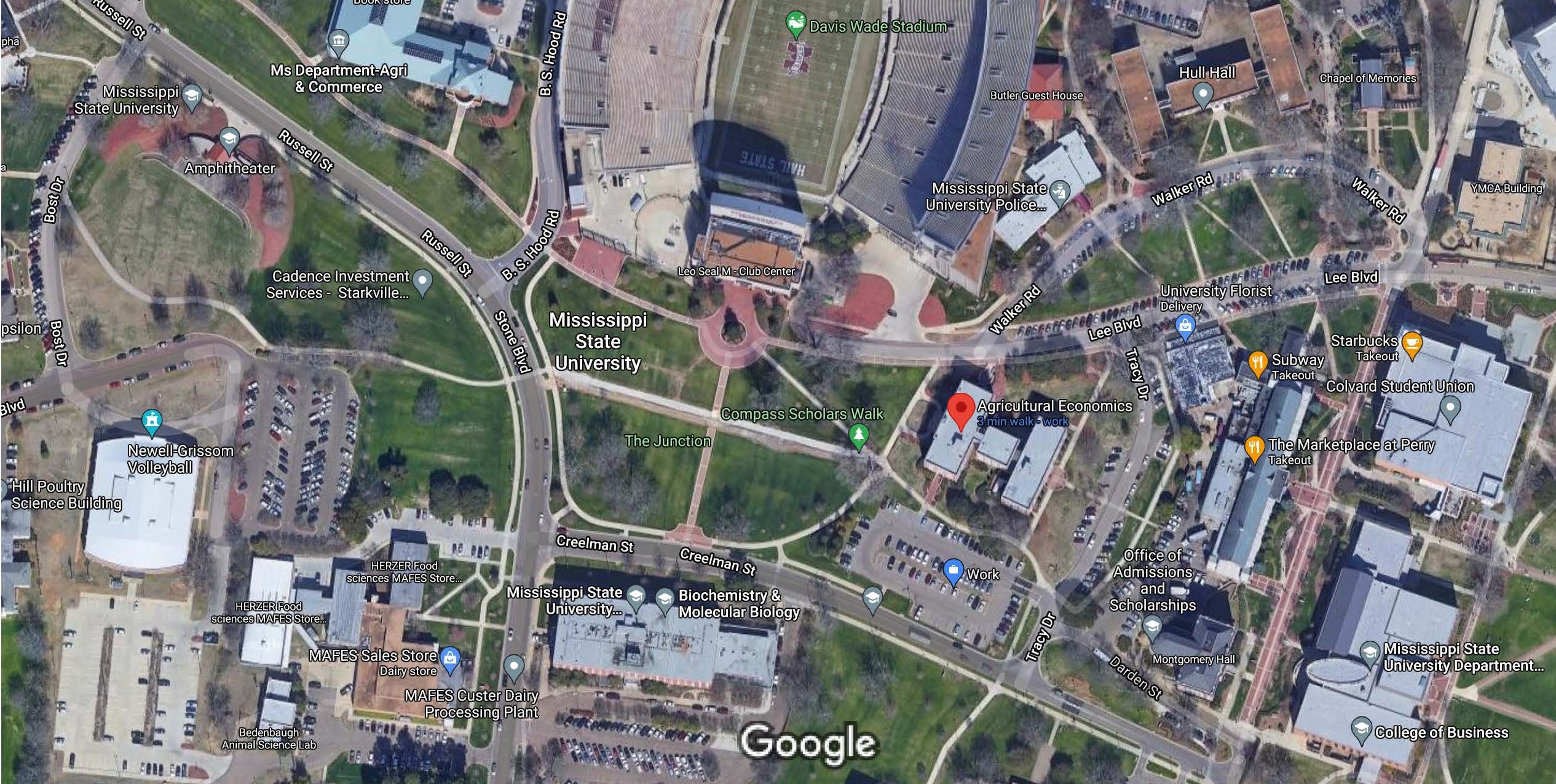 Google Map IMage of Lloyd Ricks Watson Location