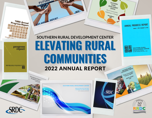 image of srdc 2022 annual report cover