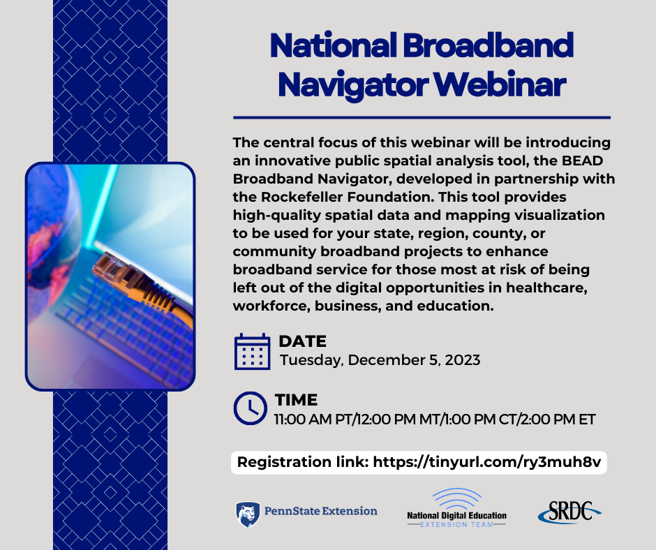 national broadband navigator webinar poster