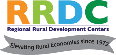 rrdc logo with text regional rural development centers and elevating rural economies since 1972